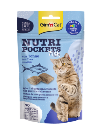 Gim-cat - linea Nutri pockets Fish -... Gim-cat - linea Nutri pockets Fish -...