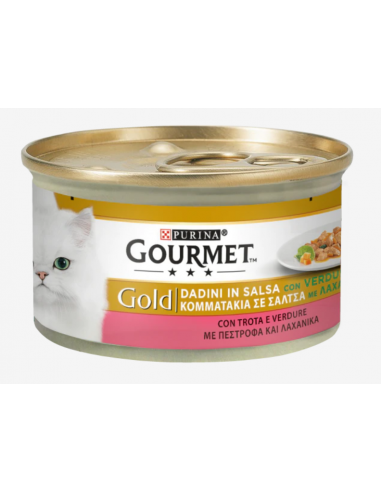 Gourmet gatto - Gold Dadini con trota...