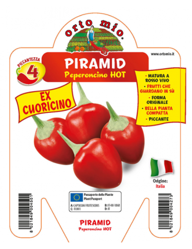 ORTO MIO - PEPERONCINO PICCANTE -... ORTO MIO - PEPERONCINO PICCANTE -...